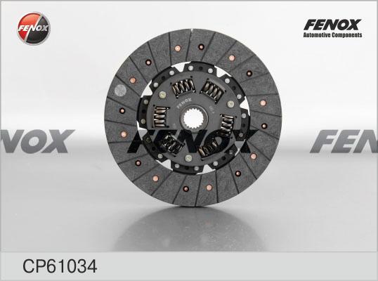Fenox CP61034 - Диск сцепления, фрикцион autodif.ru