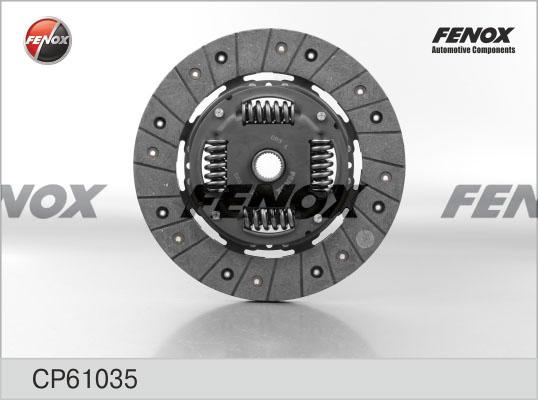 Fenox CP61035 - Диск сцепления, фрикцион autodif.ru