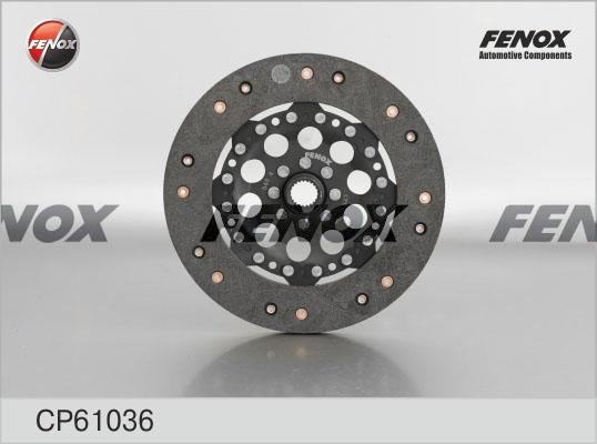 Fenox CP61036 - Диск сцепления, фрикцион autodif.ru