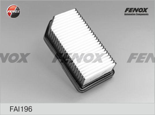 Fenox FAI196 - Воздушный фильтр, двигатель autodif.ru
