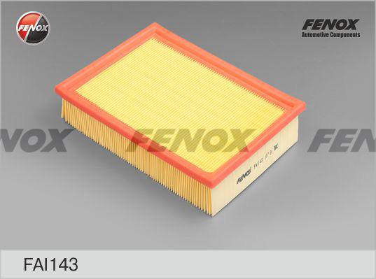 Fenox FAI143 - Фильтр воздушный BMW 3 90-05 1.6-3.4, 5 97-04 2.0-3.0, 7 95-01 2.8, X3 04- 2.5, 3.0 FAI143 autodif.ru