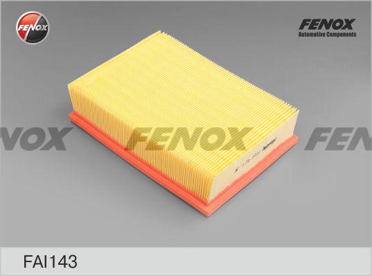 Fenox FAI143 - Воздушный фильтр, двигатель autodif.ru