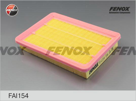 Fenox FAI154 - Фильтр воздушный HYUNDAI Elantra 00-06, Coupe 01-09 / KIA Spectra 04- , Cerato 04- autodif.ru