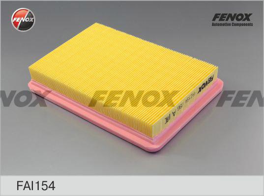 Fenox FAI154 - Фильтр воздушный HYUNDAI Elantra 00-06, Coupe 01-09 / KIA Spectra 04- , Cerato 04- autodif.ru