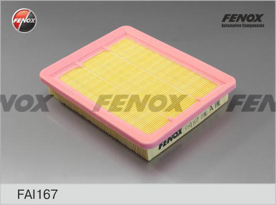 Fenox FAI167 - Воздушный фильтр, двигатель autodif.ru