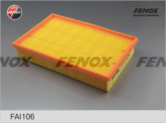 Fenox FAI106 - Воздушный фильтр, двигатель autodif.ru