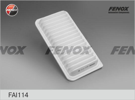 Fenox FAI114 - Фильтр воздушный Toyota Avensis 01-09 1.6-2.4, Corolla 02-09 1.4-1.8 FAI114 autodif.ru