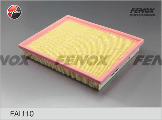 Fenox FAI110 - Воздушный фильтр, двигатель autodif.ru