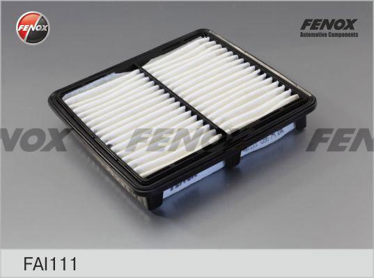 Fenox FAI111 - ВОЗДУШНЫЙ ФИЛЬТР Daewoo Matiz 98- 0.8, 1.0, Chevrolet Spark 05- 0.8, 1.0 autodif.ru