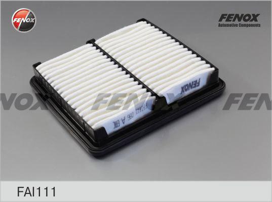Fenox FAI111 - ВОЗДУШНЫЙ ФИЛЬТР Daewoo Matiz 98- 0.8, 1.0, Chevrolet Spark 05- 0.8, 1.0 autodif.ru