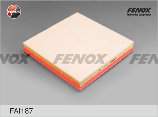 Fenox FAI187 - Воздушный фильтр, двигатель autodif.ru