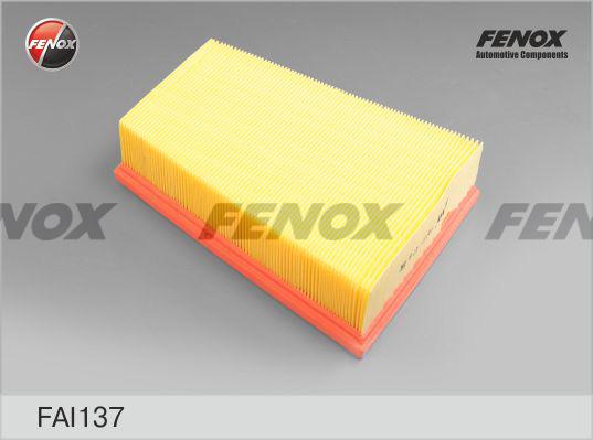 Fenox FAI137 - Воздушный фильтр, двигатель autodif.ru