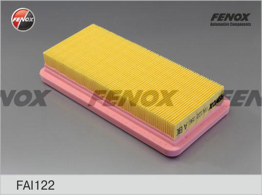 Fenox FAI122 - Фильтр воздушный Hyundai Getz 02-09 1.1-1.6 FENOX FAI122 autodif.ru