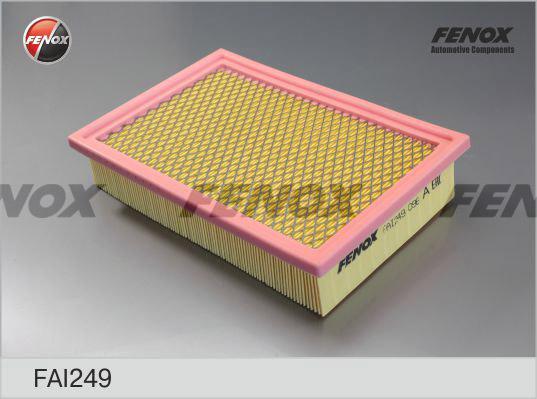 Fenox FAI249 - Воздушный фильтр, двигатель autodif.ru