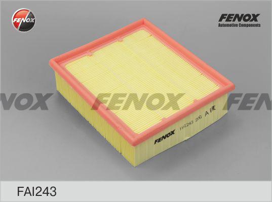 Fenox FAI243 - Воздушный фильтр, двигатель autodif.ru