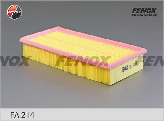 Fenox FAI214 - Воздушный фильтр, двигатель autodif.ru