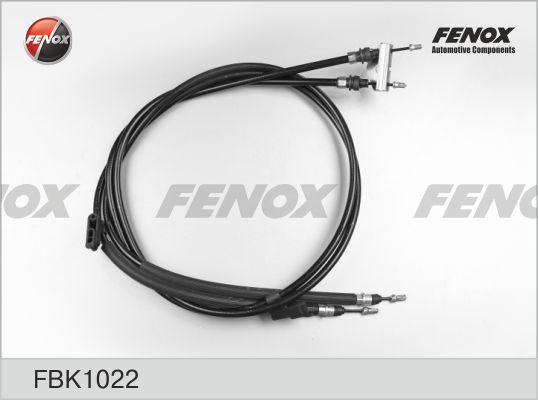 Fenox FBK1022 - Тросик, cтояночный тормоз autodif.ru