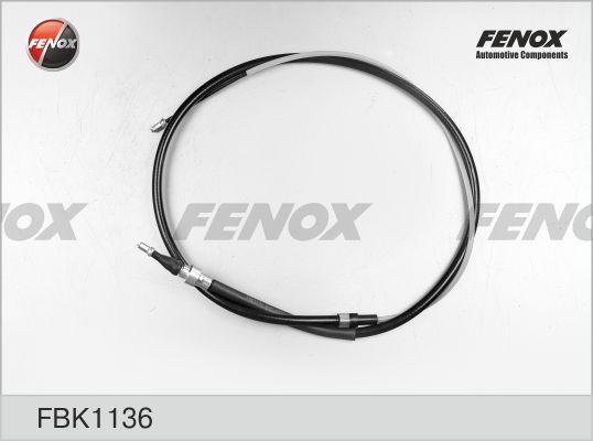 Fenox FBK1136 - Тросик, cтояночный тормоз autodif.ru