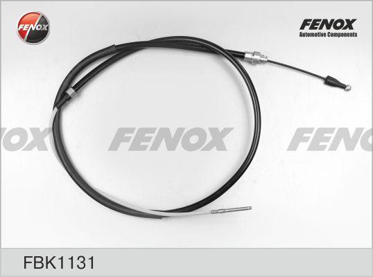 Fenox FBK1131 - Трос стояночного тормоза, c двух сторон, диск. мех. 1749/1178 autodif.ru