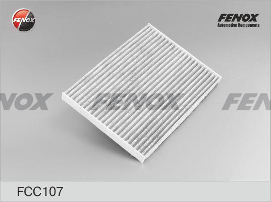 Fenox FCC107 - Фильтр салонный угольный Nissan Qashqai 07- 1.6, 2.0, 1.5dCi-2.0dCi, X-Trai FENOX FCC107 autodif.ru