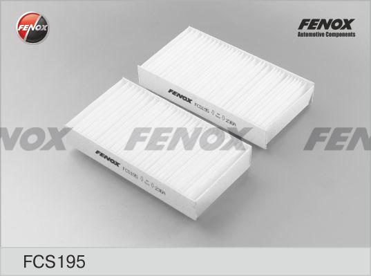 Fenox FCS195 - Фильтр салонный Honda HR-V 99- 1.6 FCS195 autodif.ru
