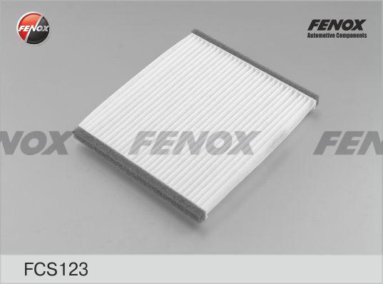 Fenox FCS123 - САЛОННЫЙ ФИЛЬТР Toyota Avensis 03-08 1.6-2.4, Corolla 02-09 1.4-1.8 autodif.ru