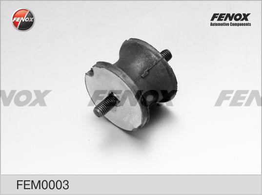 Fenox FEM0003 - Подушка КПП BMW Е36, Е46, Е34, E39, Е32 2.0-3.0D, 87- Опора КПП опора двигателя autodif.ru