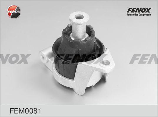 Fenox FEM0081 - Подушка, опора, подвеска двигателя autodif.ru