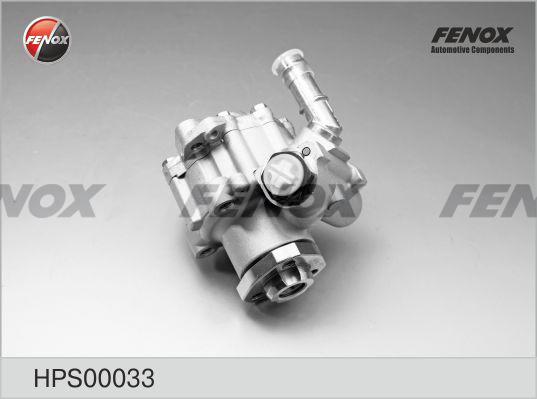 Fenox HPS00033 - Гидравлический насос, рулевое управление, ГУР autodif.ru
