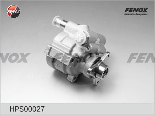 Fenox HPS00027 - Гидравлический насос, рулевое управление, ГУР autodif.ru