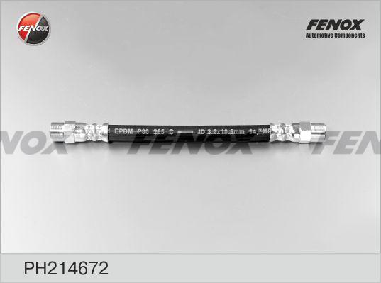 Fenox PH214672 - Шланг тормозной задний VW Golf II, Passat (-97) - rear (163mm) PH214672 autodif.ru