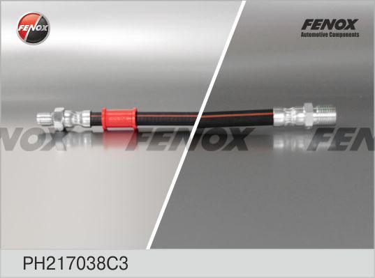 Fenox PH217038C3 - Шланг тормозной для а/м ГАЗ 53, 3307, 66 задних, сцепления для а/м ГАЗ 3302, 3307 FENOX (PH217038C3) autodif.ru
