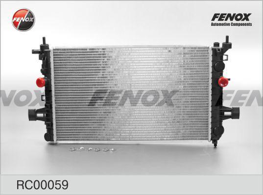 Fenox RC00059 - Радиатор, охлаждение двигателя autodif.ru