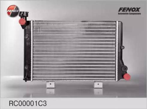Fenox RC00001C3 - Радиатор, охлаждение двигателя autodif.ru