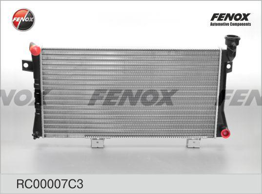 Fenox RC00007C3 - Радиатор ВАЗ 21213 (Нива), охлажд., алюмин., сборный. RС 00007 C3/O7 FENOX autodif.ru