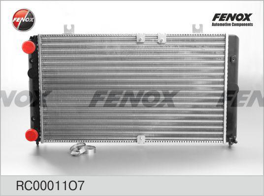 Fenox RC00011O7 - Радиатор охлаждения двигателя ВАЗ 1117-1119 Kalina autodif.ru