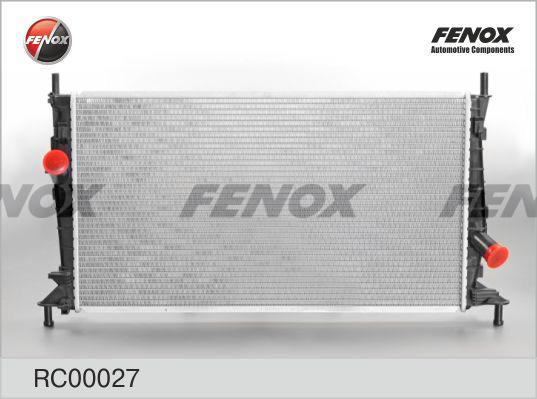Fenox RC00027 - Радиатор Ford Focus II (+AC) 04-, C-MAX, Mazda 3 672x368x16, паяный радиатор охлаждения autodif.ru