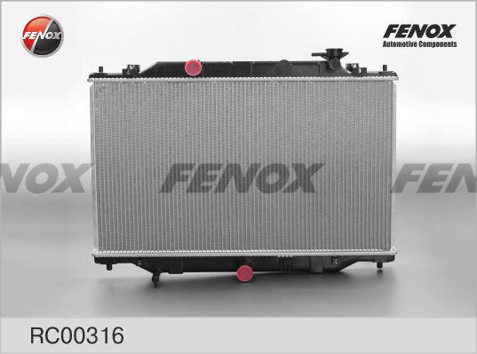 Fenox RC00316 - Радиатор, охлаждение двигателя autodif.ru