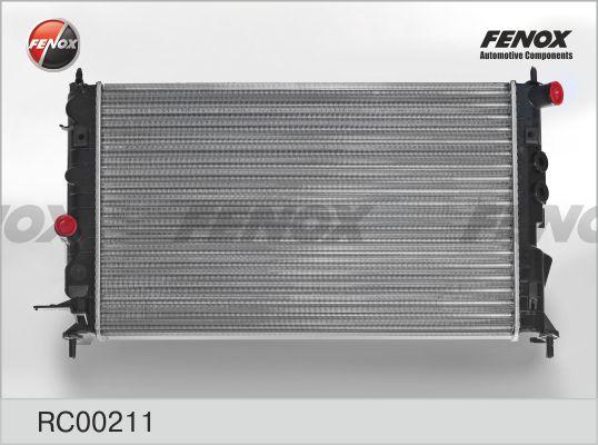 Fenox RC00211 - РАДИАТОР ОХЛАЖДЕНИЯ Opel Vectra B 1.6-2.6, 2.0DI 95-02 MT 607x378x34, сборный autodif.ru