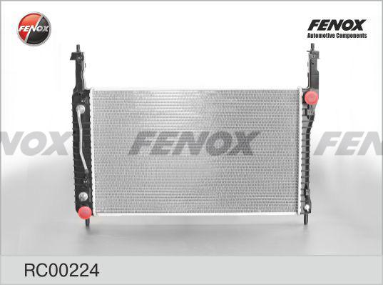Fenox RC00224 - Радиатор, охлаждение двигателя autodif.ru