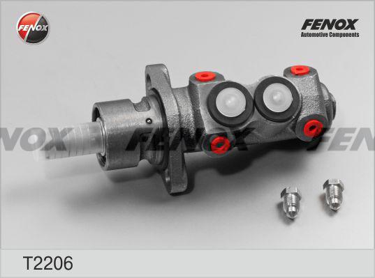 Fenox T2206 - Главный тормозной цилиндр autodif.ru