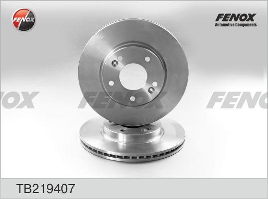 Fenox TB219407 - Тормозной диск autodif.ru