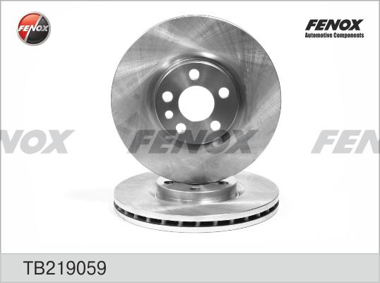 Fenox TB219059 - Тормозной диск autodif.ru