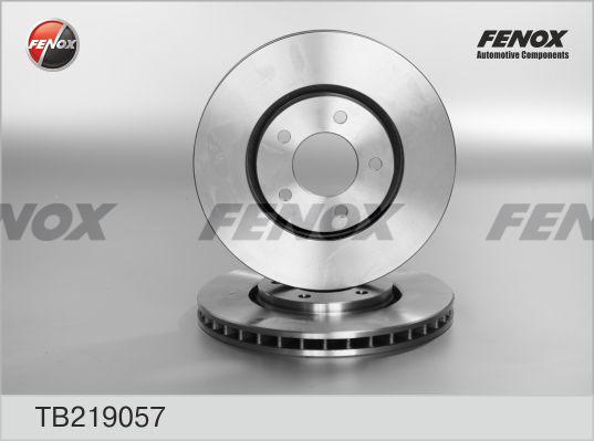 Fenox TB219057 - Тормозной диск autodif.ru