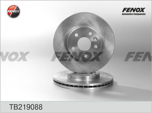 Fenox TB219088 - Тормозной диск autodif.ru