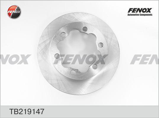 Fenox TB219147 - Тормозной диск autodif.ru
