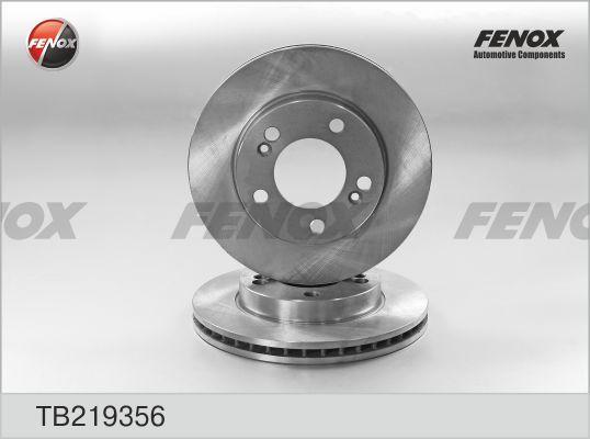 Fenox TB219356 - Тормозной диск autodif.ru