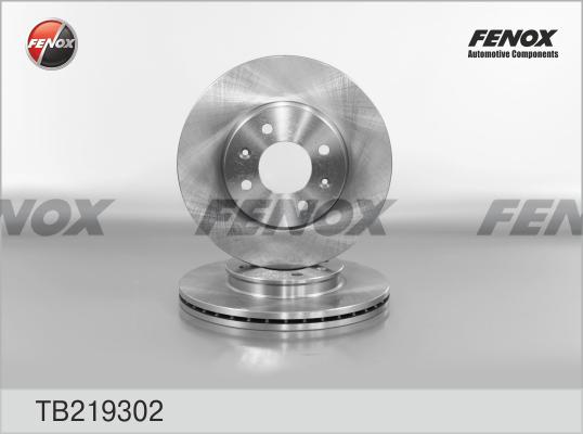 Fenox TB219302 - Тормозной диск autodif.ru
