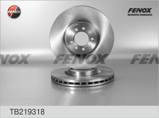 Fenox TB219318 - Тормозной диск autodif.ru