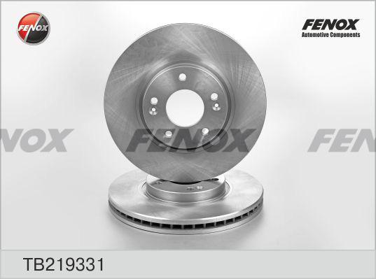 Fenox TB219331 - Тормозной диск autodif.ru